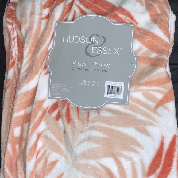 Tropical Oversized Blanket Soft & Cozy Fern Throw Plush Velvet Fleece 50x70 New - Picture 9 of 14